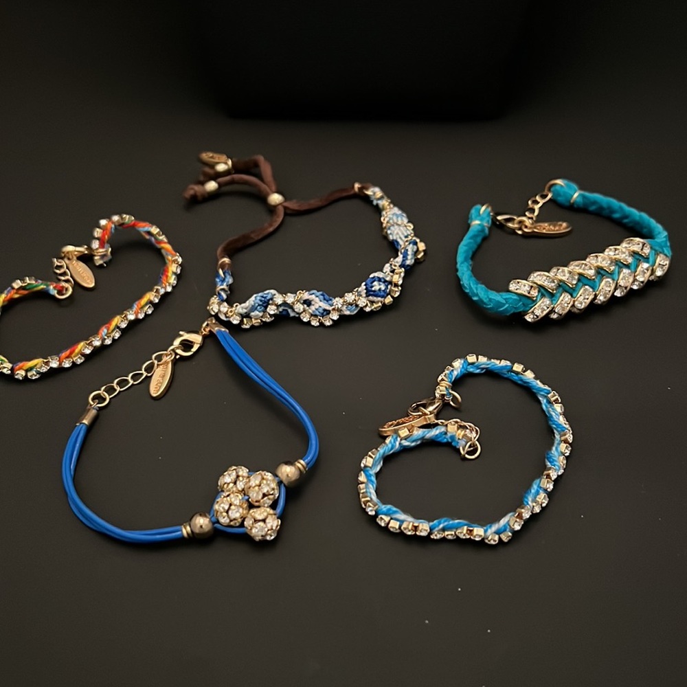 Ettika Handcrafted Rhinestone & Macrame Bracelets - Picture 5 of 5